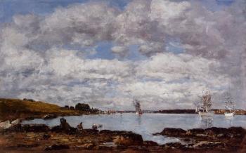 尤金 佈丹 Kerhorl, the Bay, Mouth of the River Landerneau 尤金 佈丹 Kerhorl, the Bay, Mouth of the River Landerneau